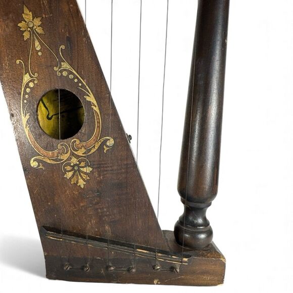 Antique 1930’s Ward Stilson Mahogany 9584 Automatic Harp Music Box Working - Picture 3 of 17